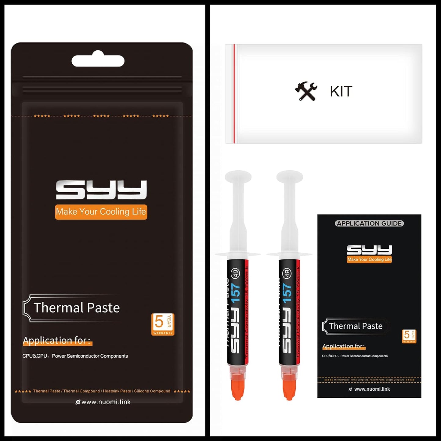 Thermal Paste CPU Compound with Toolkit